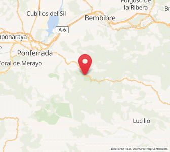 Map of El Acebo de San Miguel, Castille and León