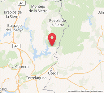Map of El Atazar, Madrid