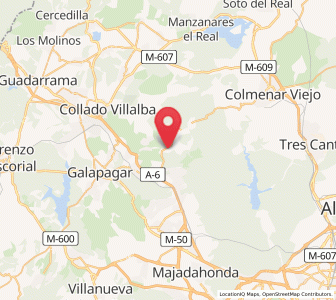 Map of El Berzalejo, Madrid