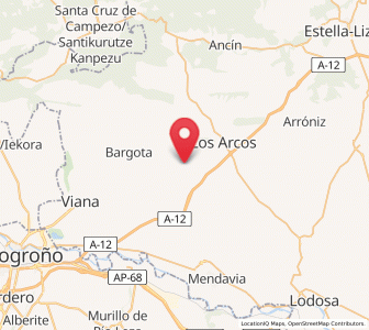 Map of El Busto, Navarre