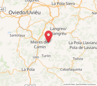 Map of El Cabañín, Asturias