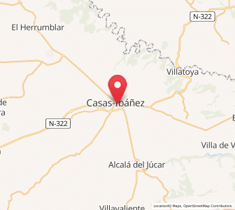 Map of El Calvario, Castille-La Mancha