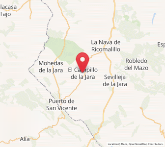 Map of El Campillo de la Jara, Castille-La Mancha