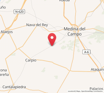 Map of El Campillo, Castille and León