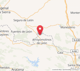 Map of El Castaño, Andalusia