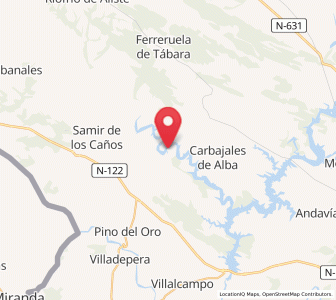 Map of El Castillo de Alba, Castille and León