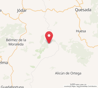 Map of El Chantre, Andalusia