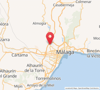Map of El Chaparral, Andalusia