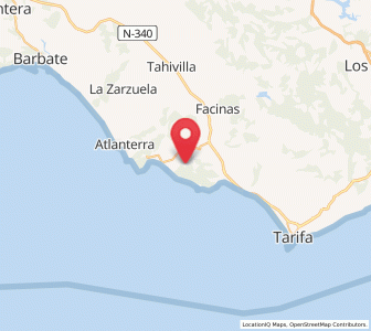Map of EL Chaparral, Andalusia