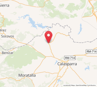 Map of El Chopillo, Murcia