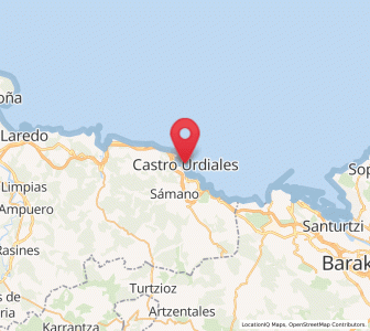 Map of El Chorrillo, Cantabria