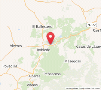 Map of El Cubillo, Castille-La Mancha