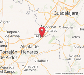 Map of El Encín, Madrid