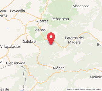 Map of El Escorial, Castille-La Mancha