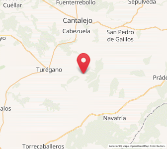 Map of El Guijar, Castille and León