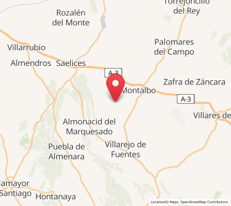Map of El Hito, Castille-La Mancha