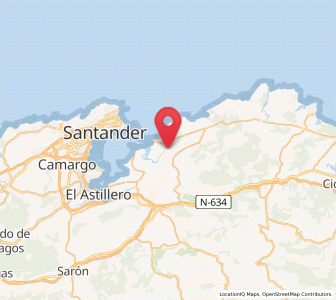 Map of El Hoyo, Cantabria
