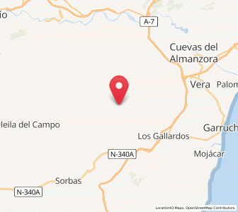 Map of El Marchal (Lubrin), Andalusia