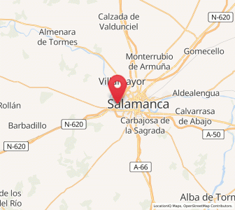 Map of El Marín, Castille and León