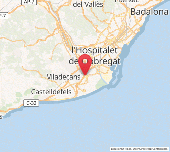 Map of El Mas Blau, Catalonia