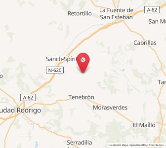 Map of El Mejorito, Castille and León