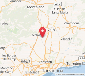 Map of el Milà, Catalonia