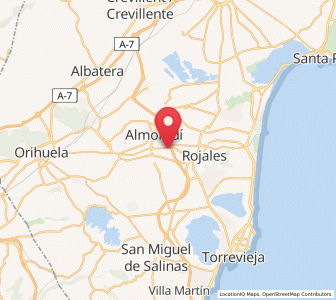 Map of El Nido, Valencia