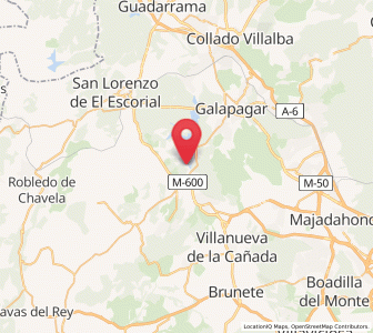 Map of El Paraíso, Madrid
