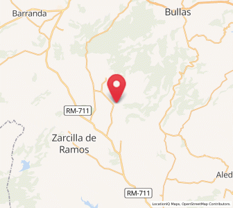 Map of El Pardo, Murcia