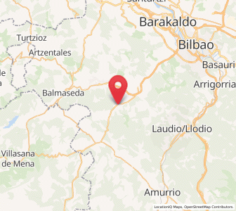 Map of El Pontón-Urarte, Basque Country
