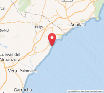Map of El Pozo del Esparto, Andalusia