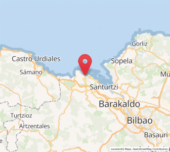 Map of El Puerto, Basque Country