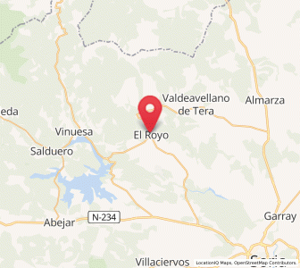 Map of El Royo, Castille and León