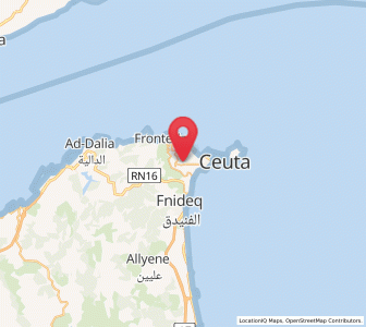 Carte : El Serrallo, Ceuta
