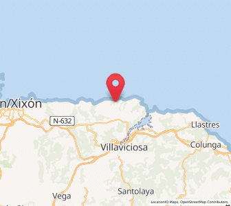 Map of El Toral, Asturias
