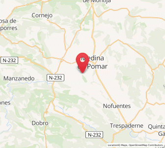 Map of El Vado, Castille and León