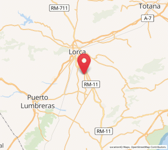 Map of El Vado, Murcia