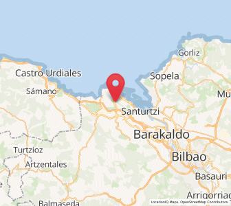Map of El Valle, Basque Country