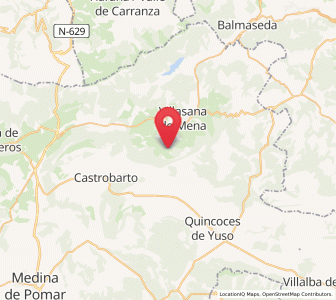 Map of El Vigo, Castille and León