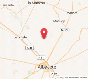 Map of El Villar, Castille-La Mancha