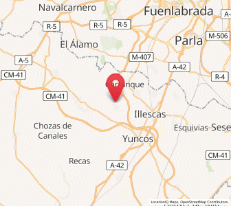 Map of El Viso de San Juan, Castille-La Mancha