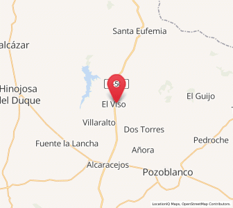 Map of El Viso, Andalusia