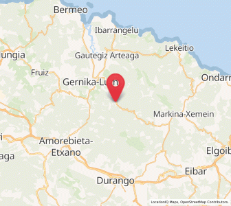 Map of Elexalde Mendata, Basque Country