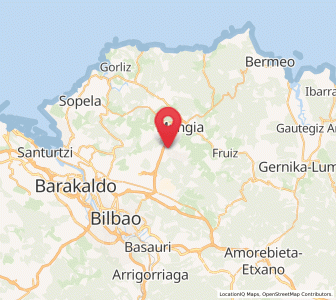 Map of Elgezabal, Basque Country