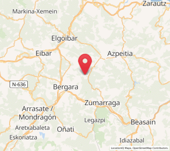 Map of Elosua, Basque Country