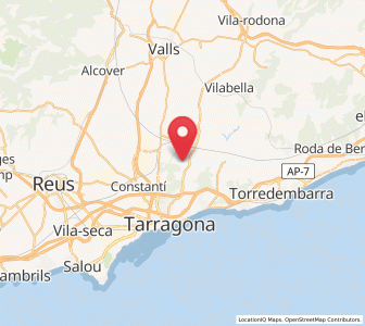 Map of els Pallaresos, Catalonia