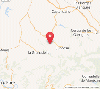 Map of els Torms, Catalonia