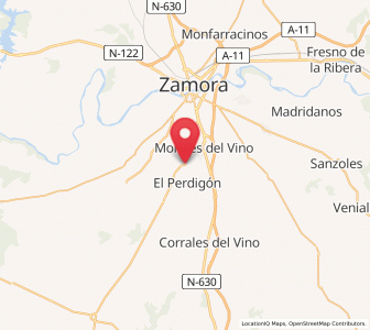 Map of Entrala, Castille and León