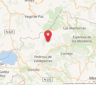 Map of Entrambosríos, Castille and León