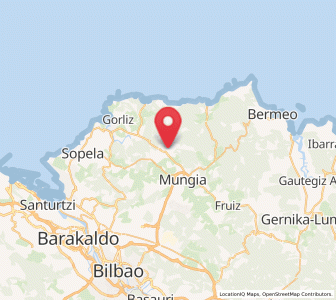 Map of Ergoien, Basque Country